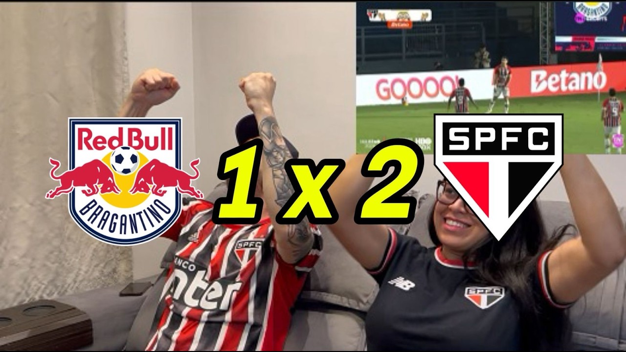 REACT rb bragrantino 1 X 2 SÃO PAULO