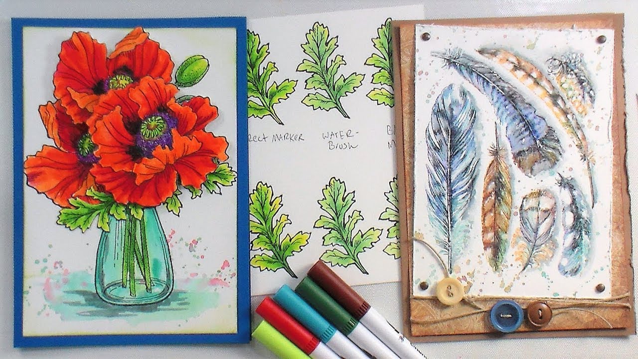 Top 5 Techniques for Using Watercolor Markers!