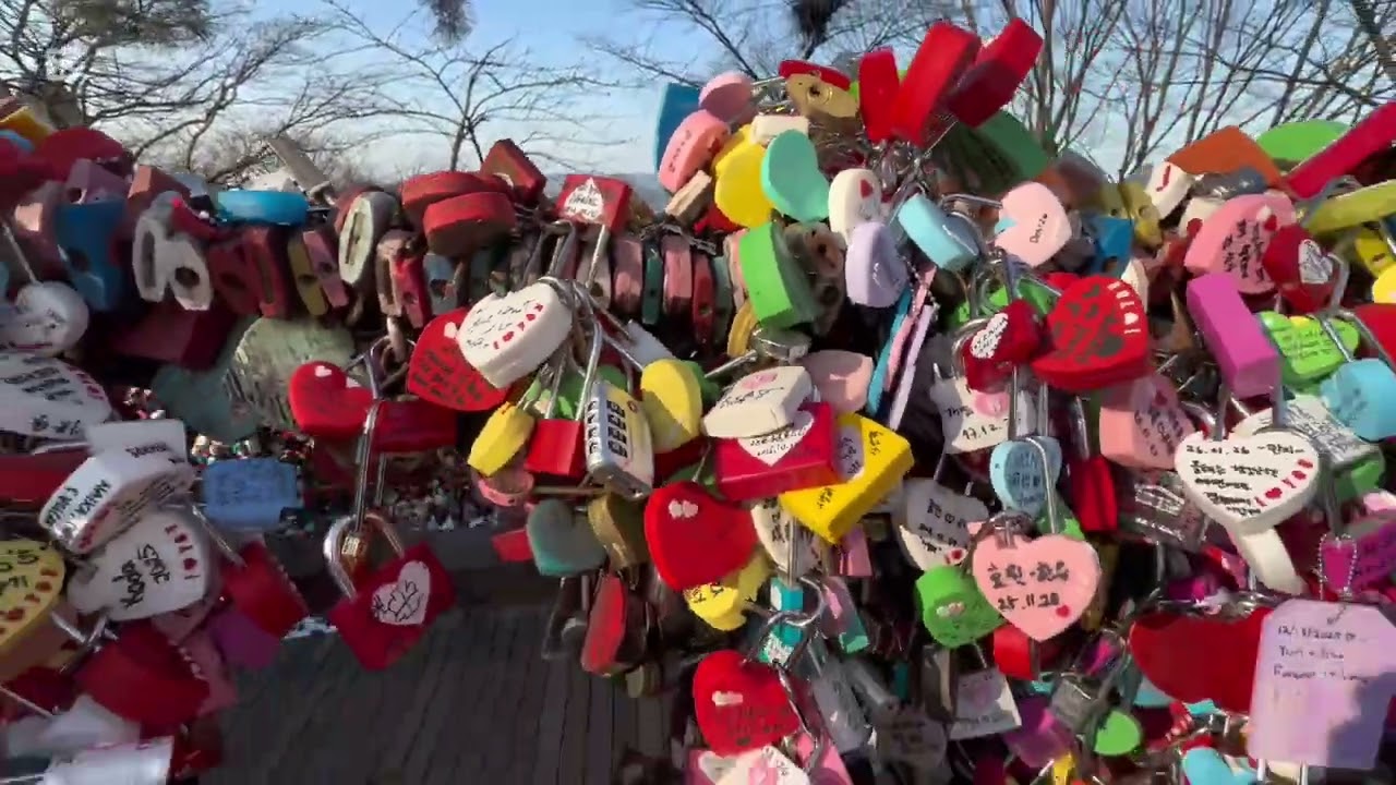 Seoul- Thư viện tuyệt đẹp Starfield- Khoá tình yêu Namsan