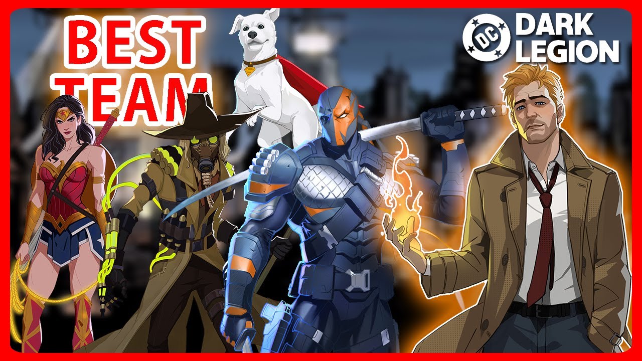 Самая сильная команда, которую я сейчас использую в DC: Dark Legion