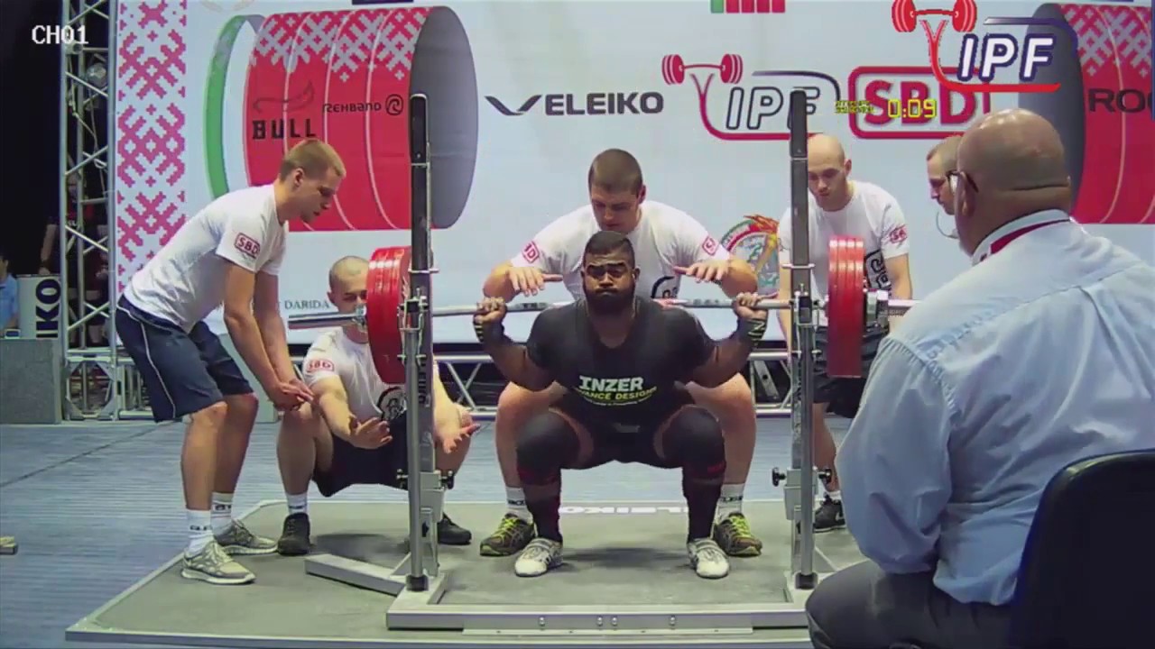 Dhanushka Kodikara - 610kg 16th Place 105kg - IPF World Classic Powerlifting Champ 2017