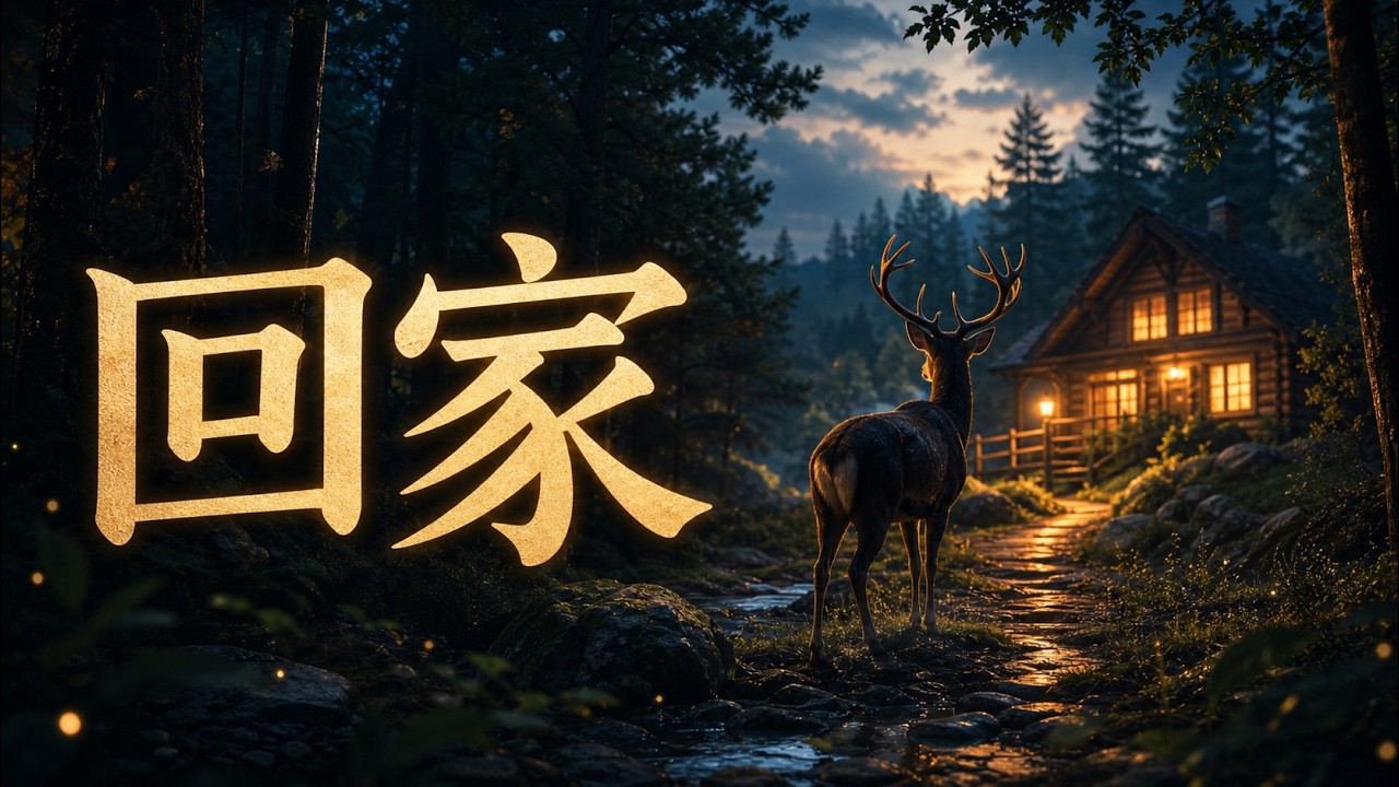 回家 《森林裡的雄鹿》｜中文原創療癒歌曲｜男聲 × 鋼琴 × 森林氛圍