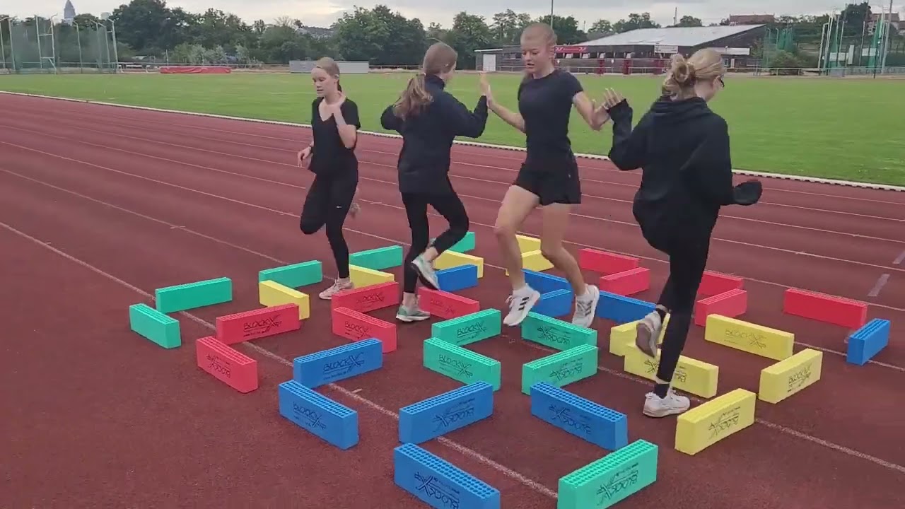 Lauf-ABC am BlockX-Raster I