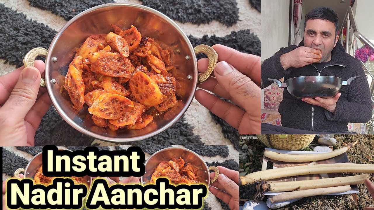 Instant Nadir Aanchar | Kuch Hi Minto Main Banne Wala Achar | Instant Lotus Stem Pickle