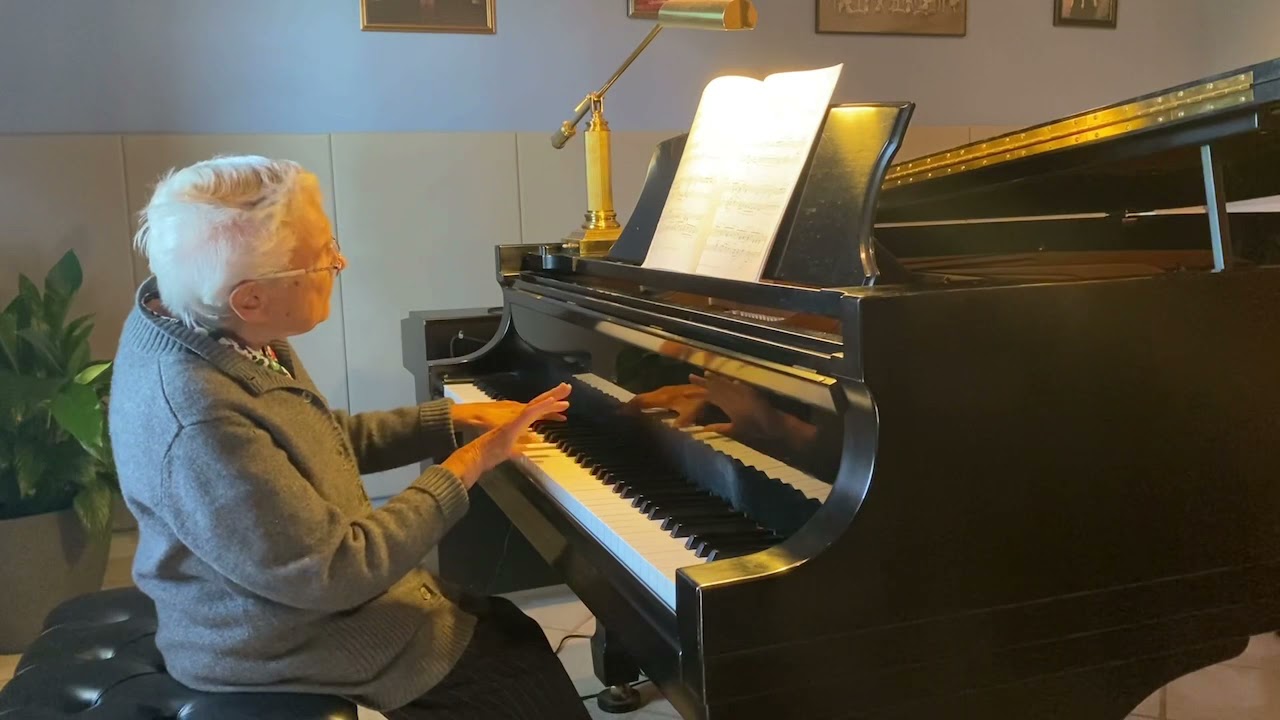 Schumann Scenes from Childhood played by Ruth Slenczynska for a special baby