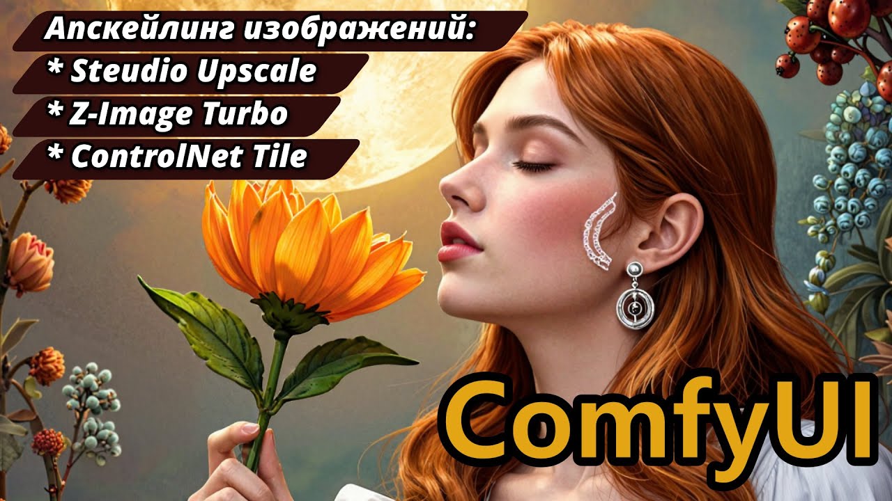 Апскейлинг изображений с помощью Steudio Upscale и Z-Image Turbo в ComfyUI | Подробный разбор