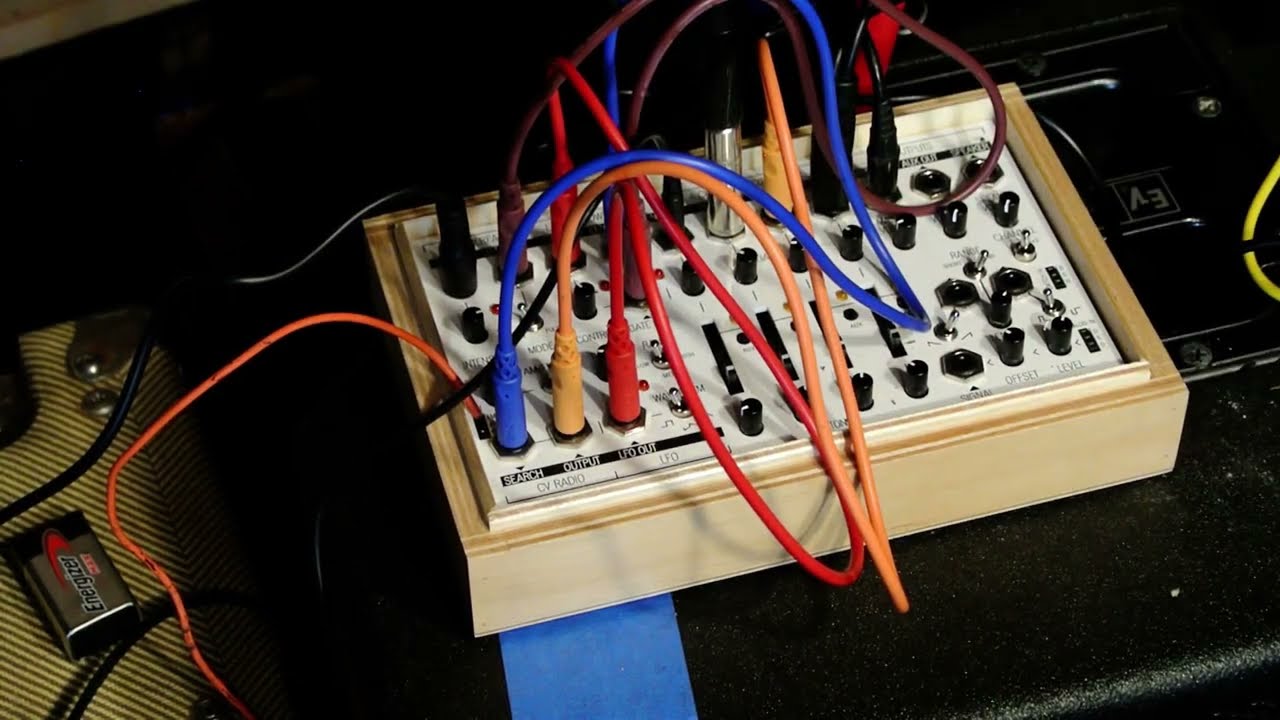 Koma Elektronik Field Kit Rhythm Section using solenoid, spring pan, contact mic & cv radio