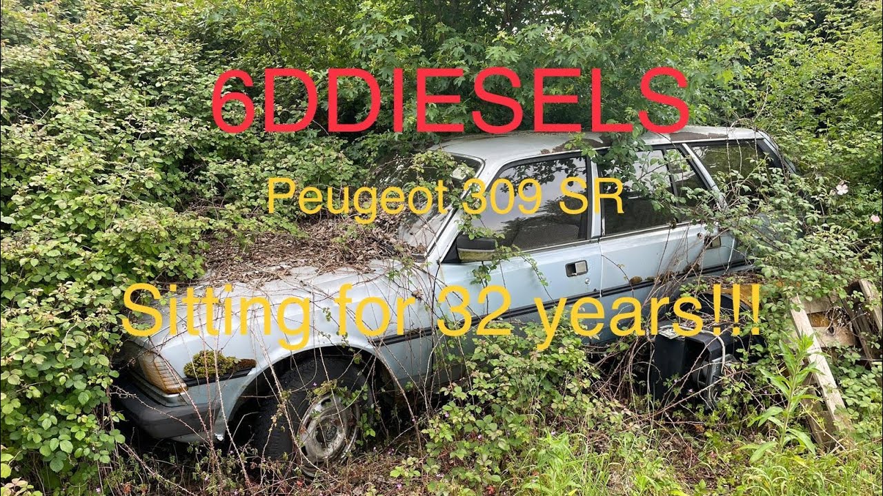 Peugeot 305 SR sitting for 32 years, almost a barn find!! Is there any chance it will start ??