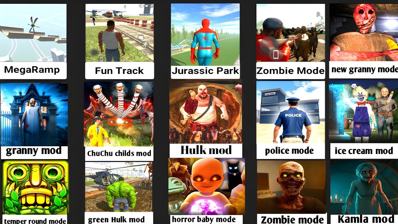 NEW UPDATE HORROR MR MEAT 😮MODE INDIAN BIKES DRIVING 3d New mode