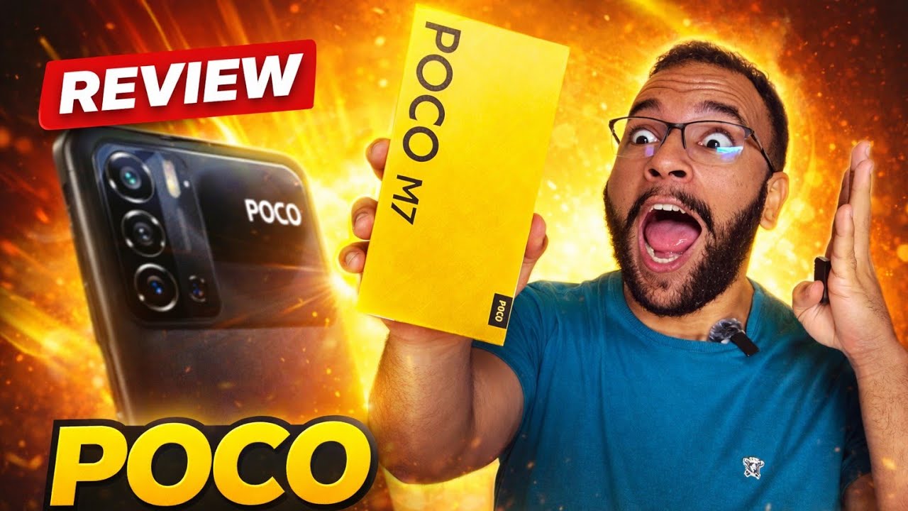 CHEGOU! Xiaomi POCO M7 4G! Celular BARATO, de QUALIDADE e BONITO ? Unboxing e Impressões!