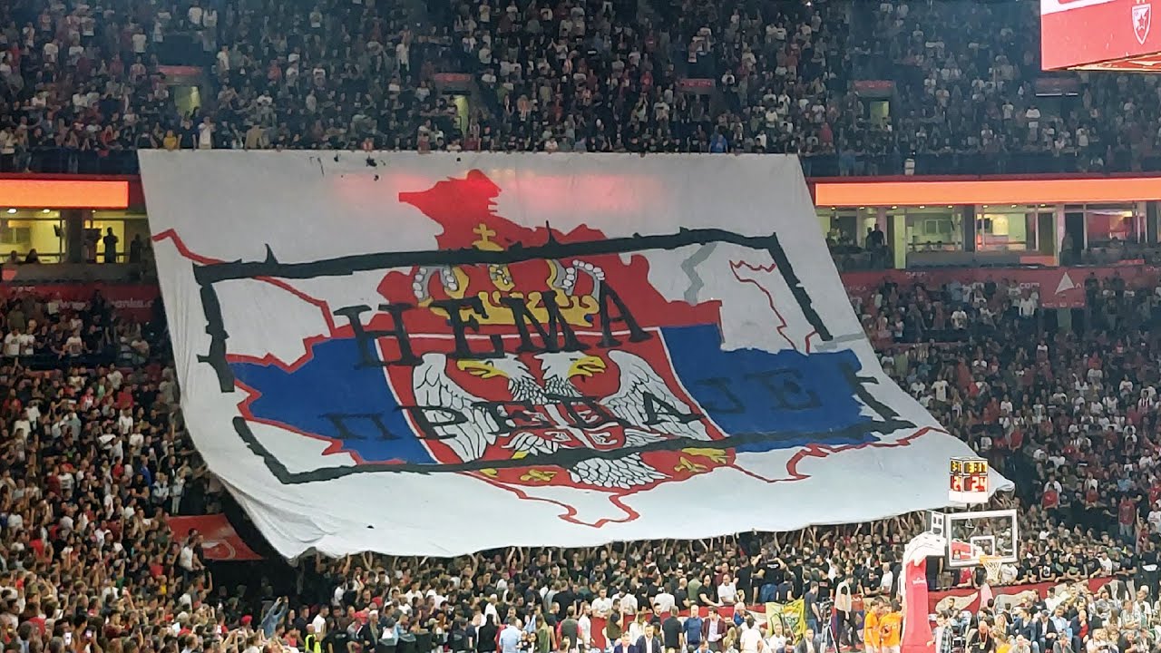 Delije - navijanje na Zvezda Baskonija (košarka 2024 - 2025)