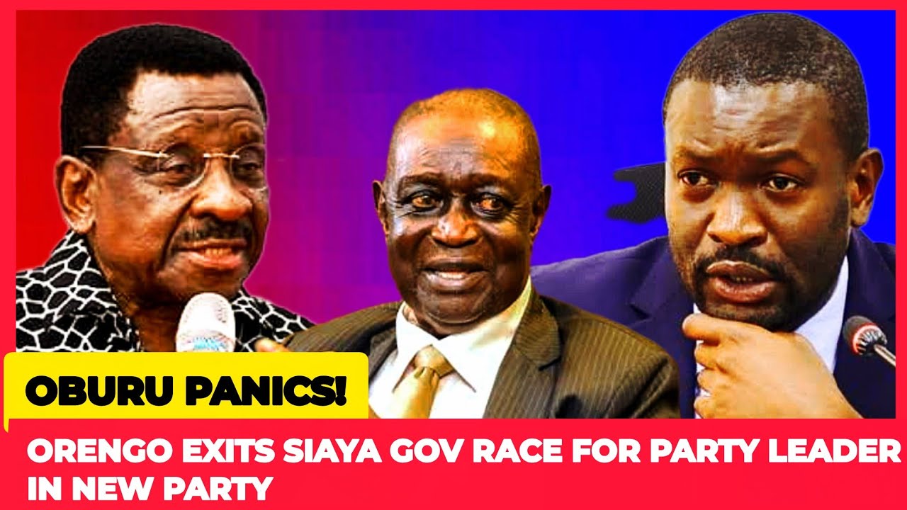 🚨Gov James Orengo Drops Out Of Siaya Governor Race In 2027: Takes  Party Leader Role In New Party!