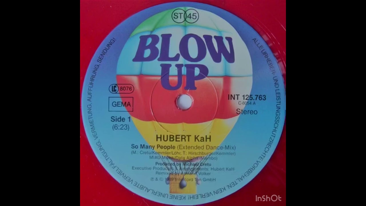 Hubert Kah - So Many People (Extended Dance Version)