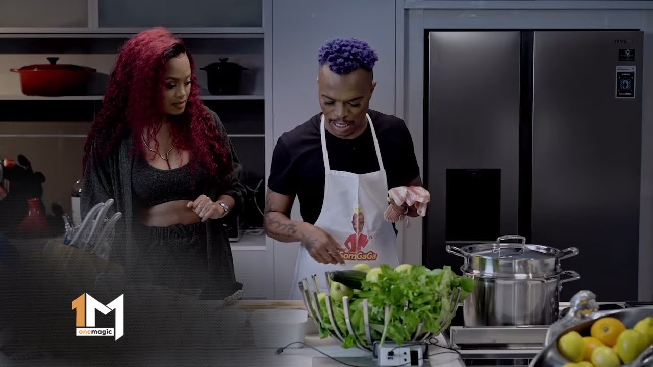 Lerato Kganyago Devours Somizi's Seafood Salad – Dinner At Somizi's | 1 Magic
