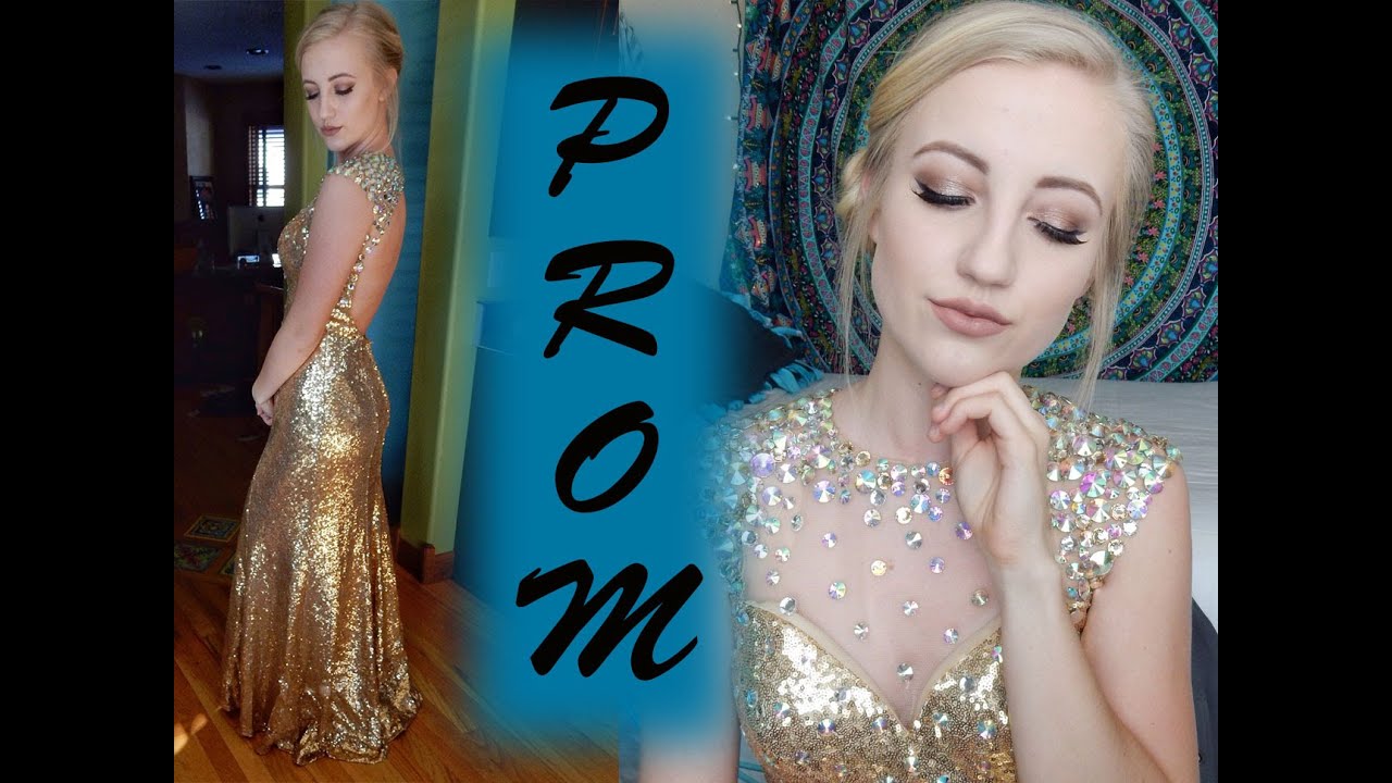 Gold & Copper Prom Makeup || Kelly Colb