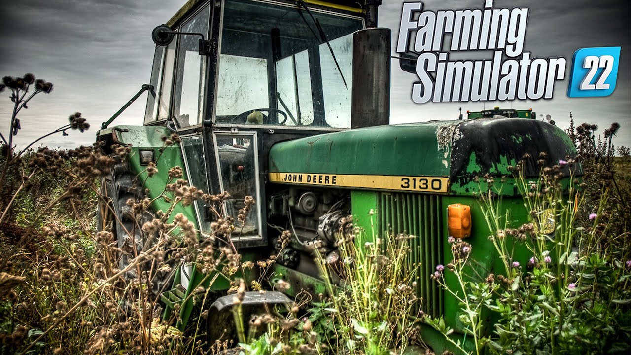 30-летний винтажный трактор John Deere остался в лесу на 10 лет | Farming Simulator 22