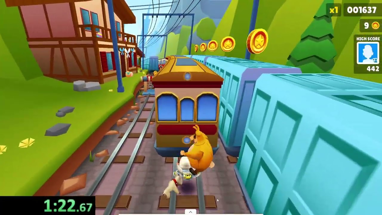 #subway surfers #    novo record   de no coin