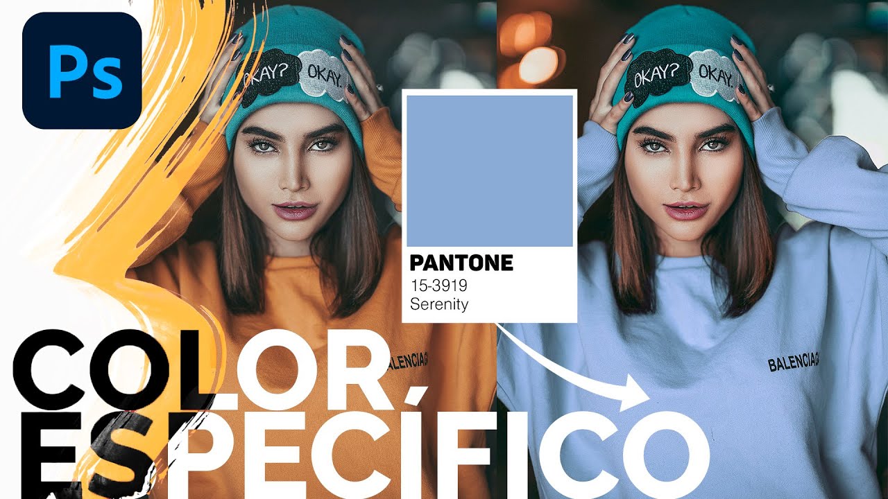 Cómo IGUALAR COLOR entre dos objetos con Photoshop fácilmente | PANTONE EXACTO 🎨