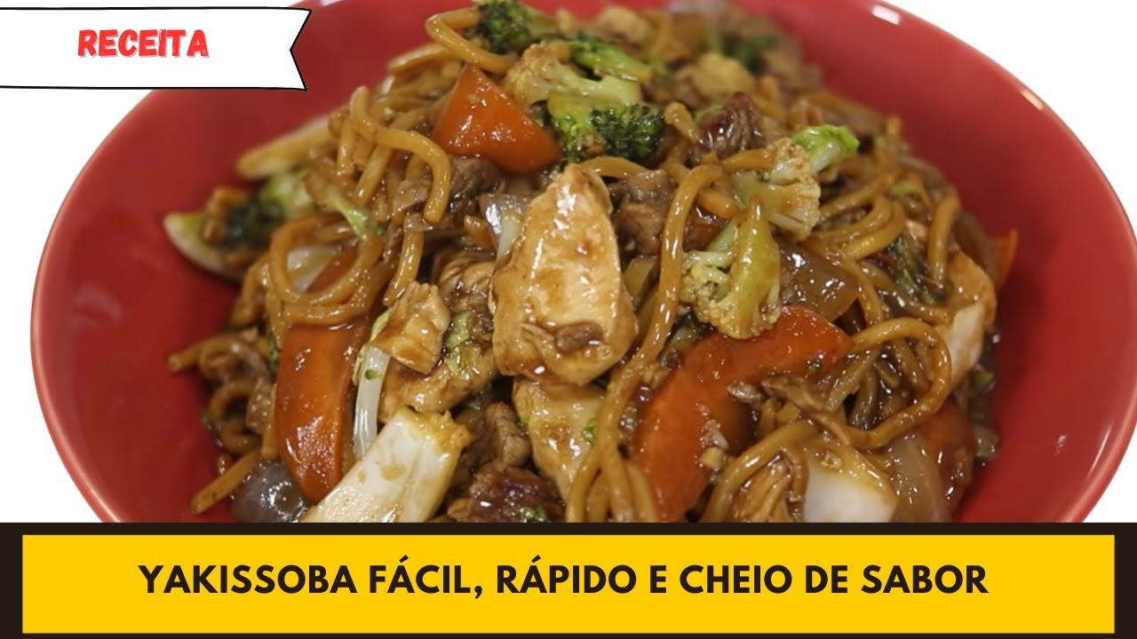 Essa é a melhor receita de YAKISOBA que você vai fazer 1