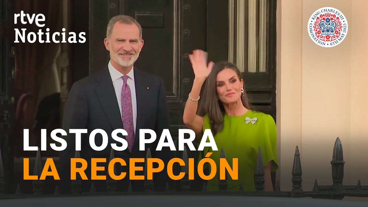 CORONACIÓN CARLOS III: Los REYES FELIPE y LETIZIA abandonan la EMBAJADA para ir a BUCKINGHAM | RTVE