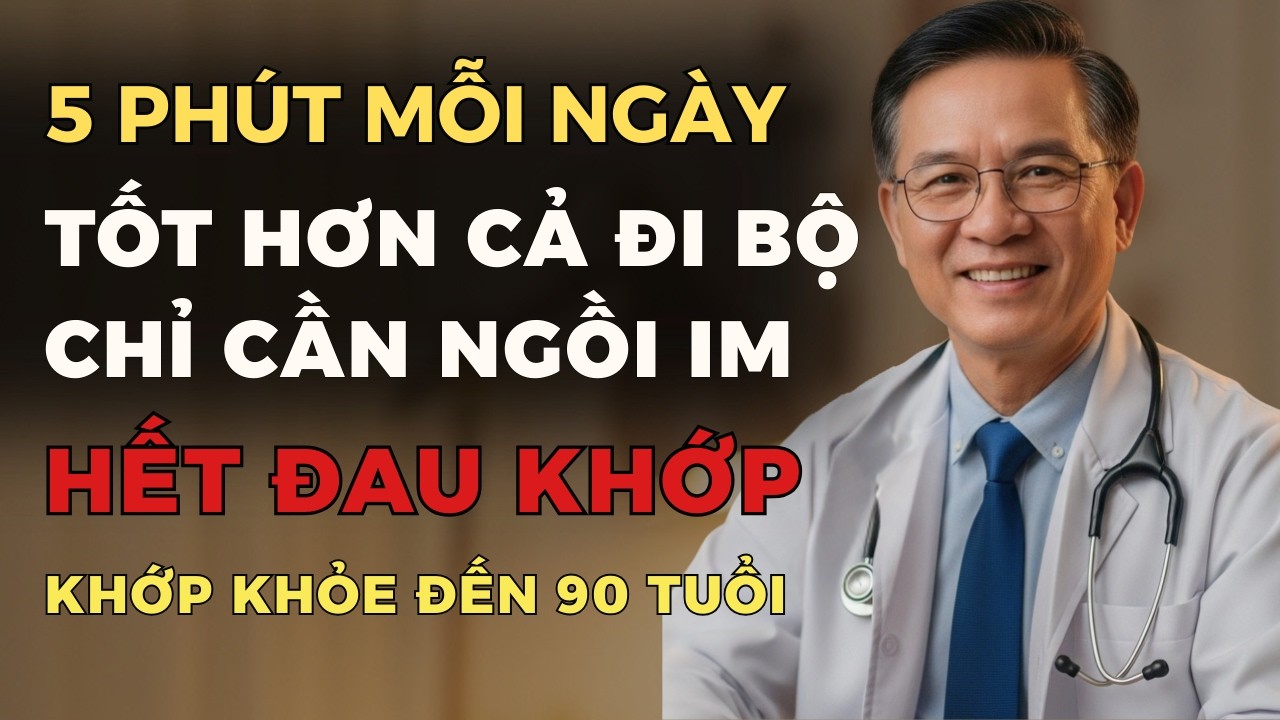 Người cao tuổi chỉ cần ngồi tập 5 phút mỗi ngày khớp khỏe tận 90 tuổi