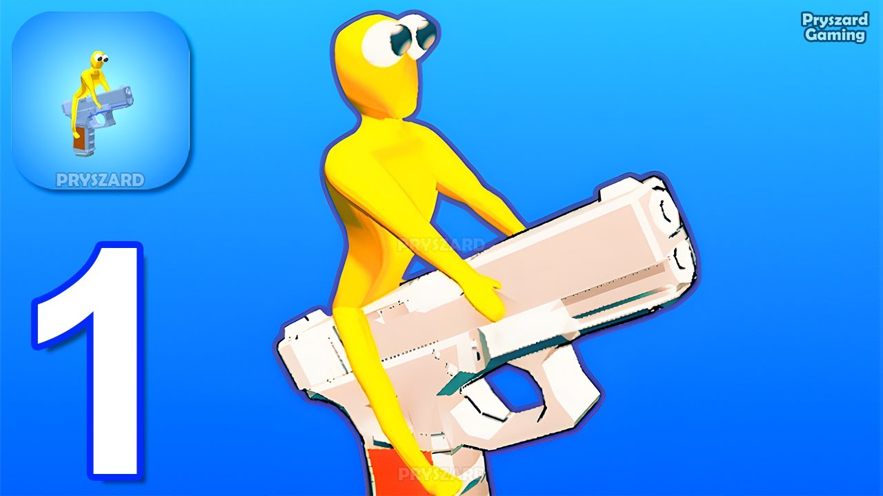 Flip Beat: Ragdoll Shooter - Gameplay Walkthrough Part 1 All Levels (iOS, Android)