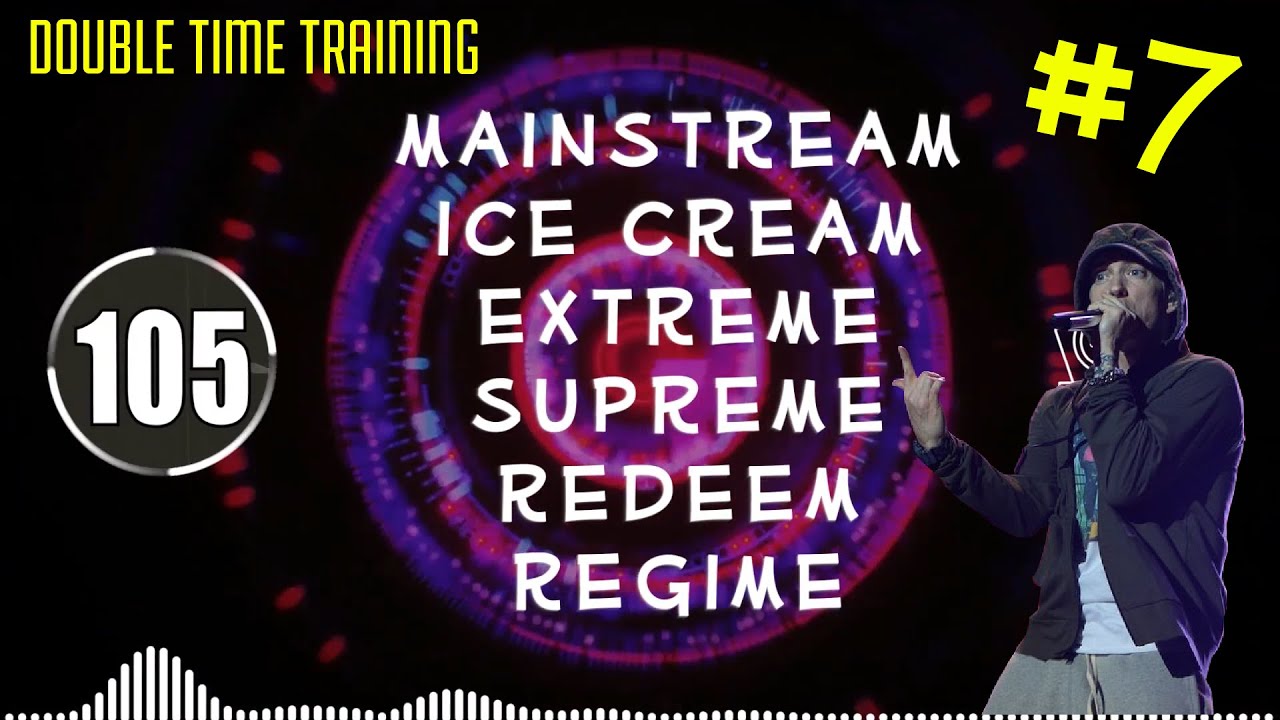 DOUBLE TIME TRAINING #7 - Freestyle Battle Beat Training - Rap Beat for Improvising with Words
