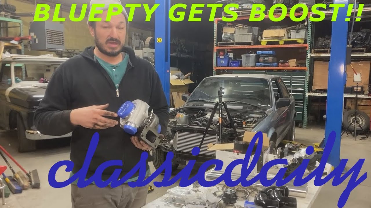 BMW E30 325 Turbo Install- Bluepty: The Boosted Beater Video 7