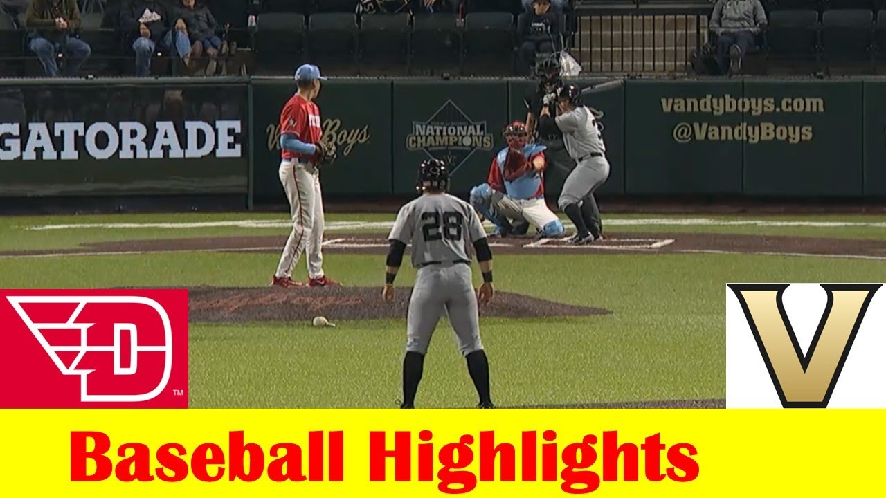 Dayton vs #6 Vanderbilt Baseball Game Highlights, Feb 20 2024