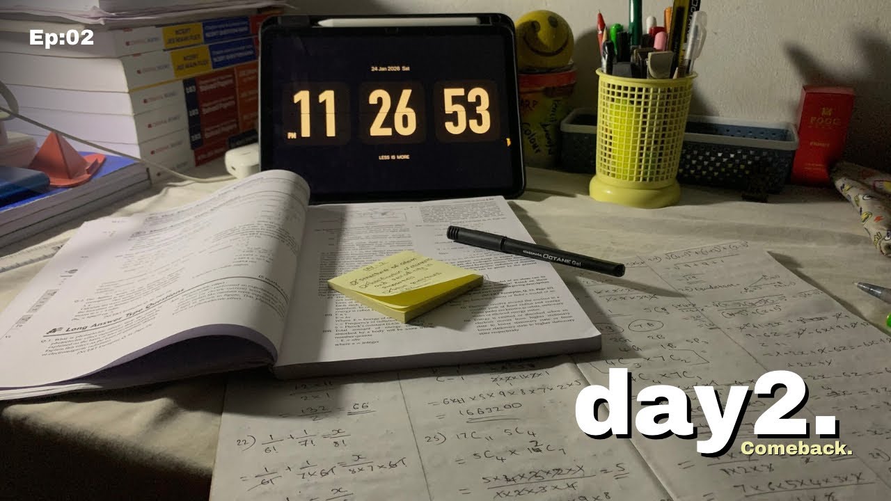 Completed 3 Chapters🙌🏼11th Grade Chemistry⚛️Comeback Series EP-02📈Malayalam Study Vlog📚Abhinav AK