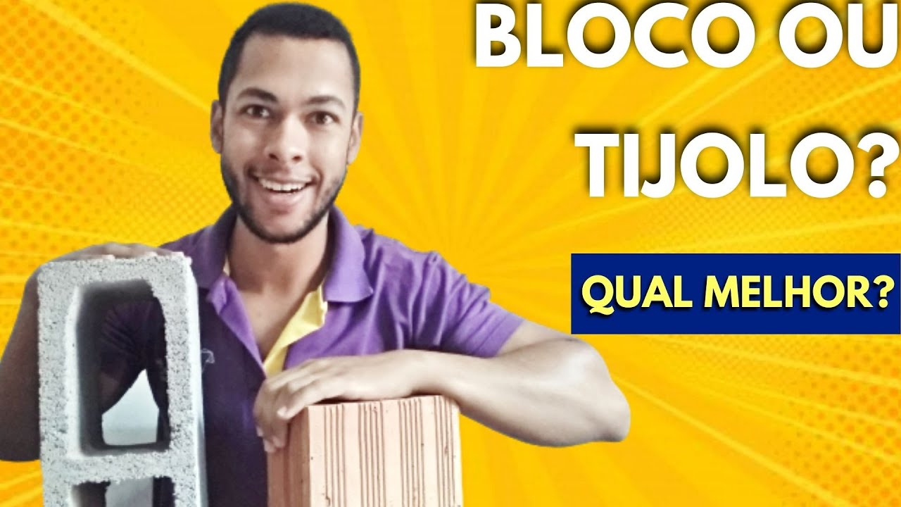QUAL MELHOR MATERIAL PARA ALVENARIA TIJOLO OU BLOCO? I   Diferenças, vantagens e desvantgens em 2023