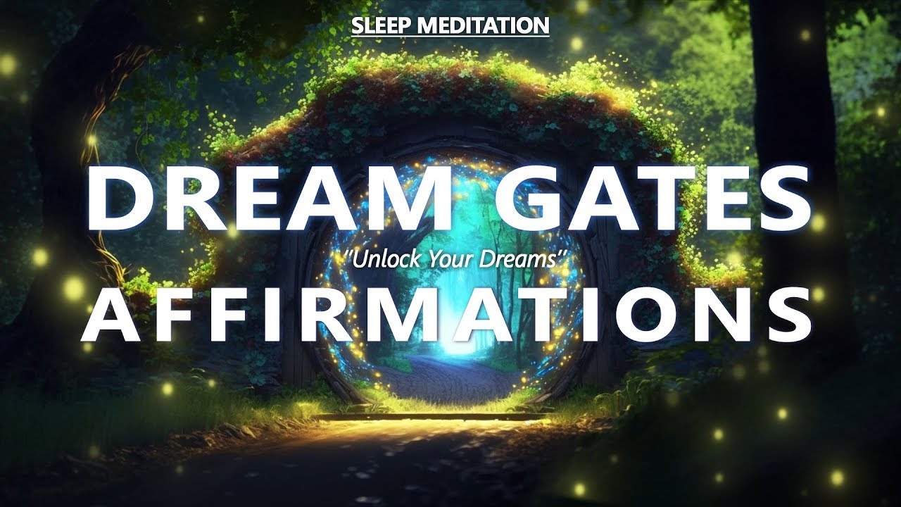 Dream Gates | Unlock Your Dreams: Gently Surrender to Sleep with Affirmations | Sleep Meditation