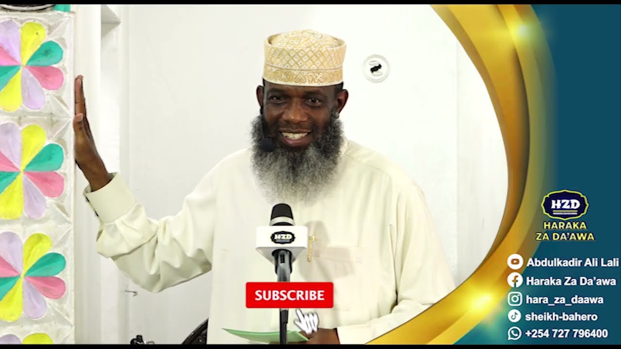 TWAIFANYA  HATUELEWI  MAADILI YA DINI YETU.MASJID RAHMA MOMBASA KENYA #sheikh_bahero