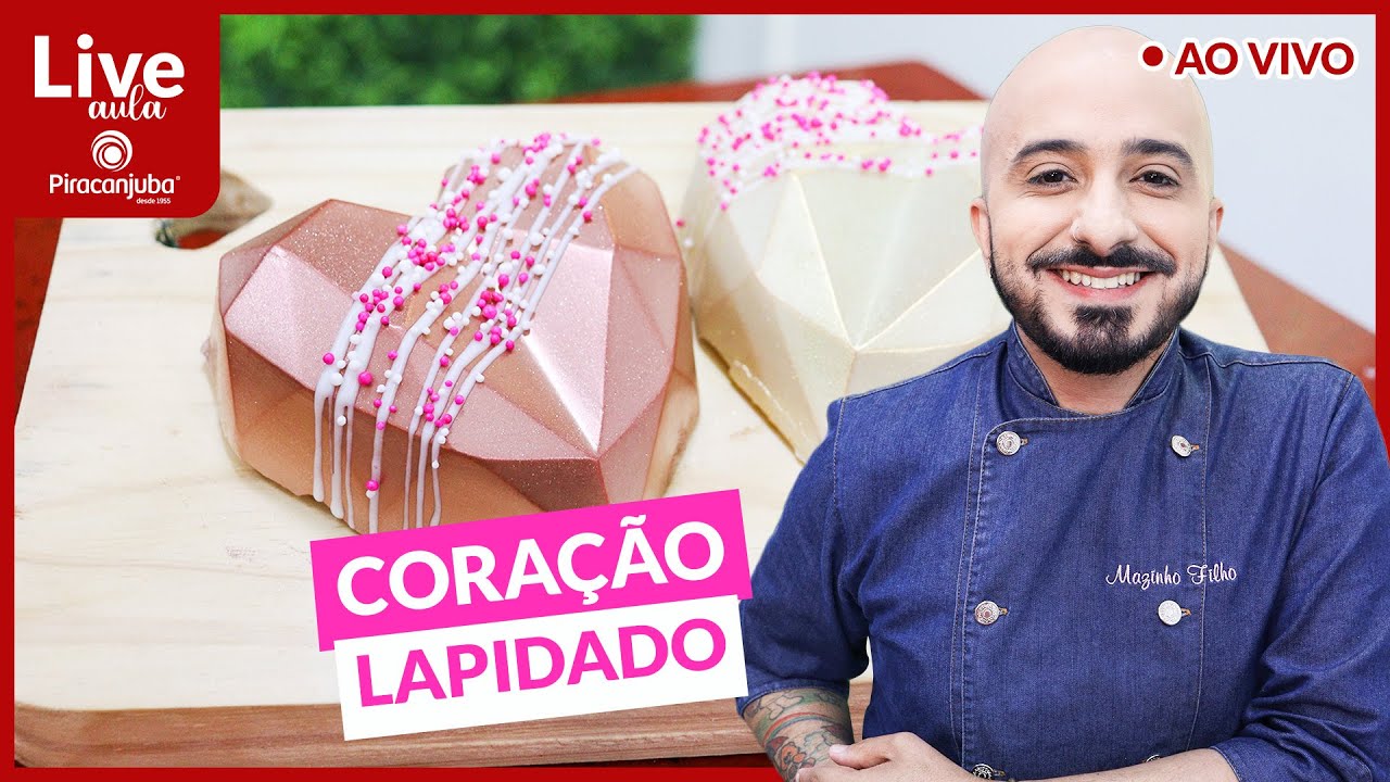 CORAÇÃO LAPIDADO | MAZINHO | PIRACANJUBA   LOJA SANTO ANTONIO
