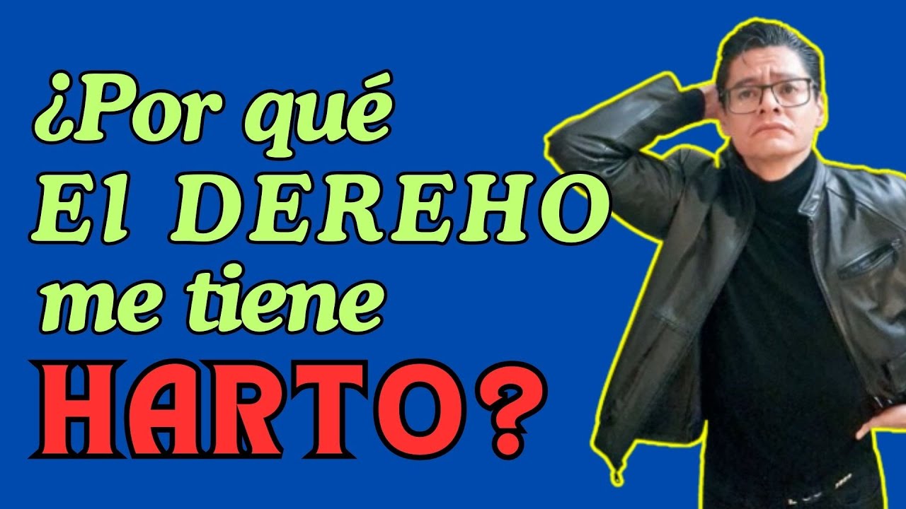 ❌ ¿Dejaría el DERECHO? | Te doy RAZONES para NO estudiar Derecho