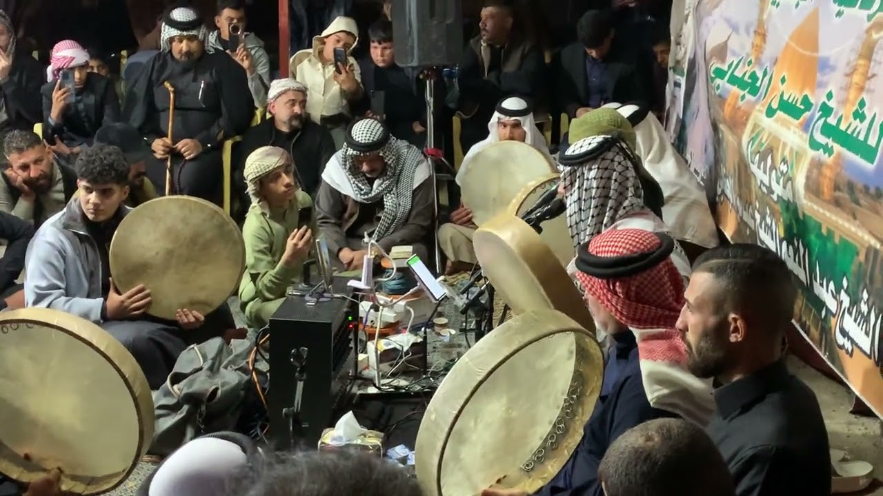 المداح حمزه المسعودي عتابه حزينه على المرحوم الشيخ عبدالمنعم الجنابي في سامراء جديد 