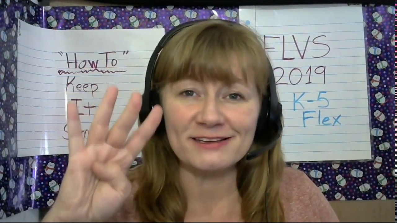 FLVS Flex K-5 Flipbook / Class Time, 2019