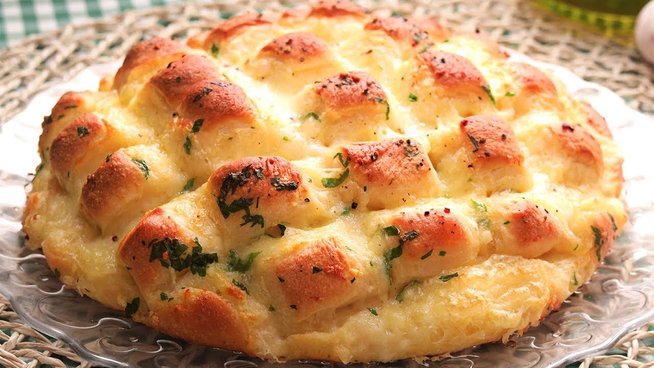 PAN DE AJO RELLENO CON QUESO | Súper Esponjoso y Delicioso!!