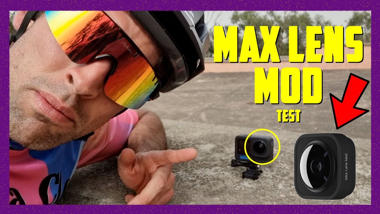 Test del Max Lens Mod en GoPro 10 haciendo descenso en  bicicleta de MTB