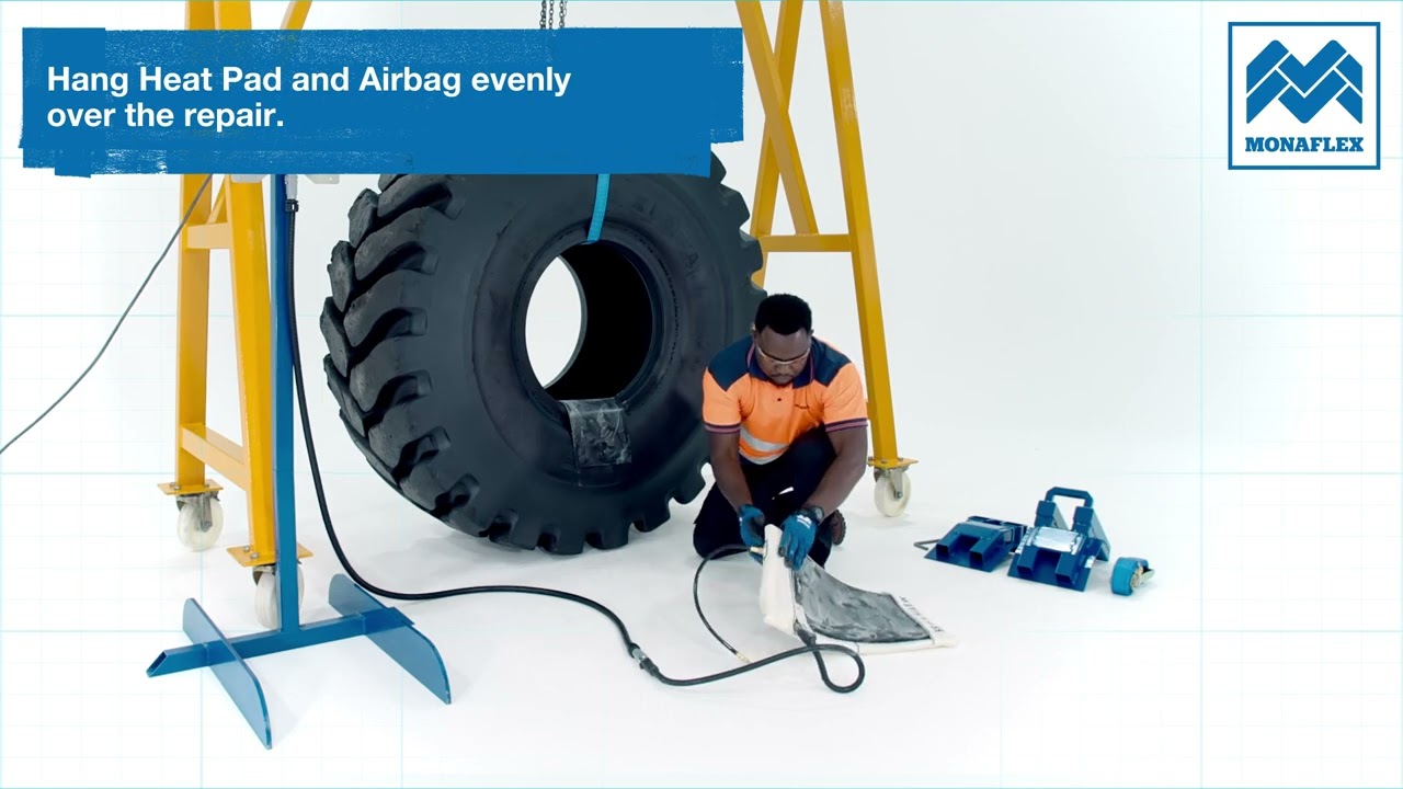 NEW Monaflex Tutorial - MBRS - Bead repair in OTR tyres using the Monaflex MBRS System