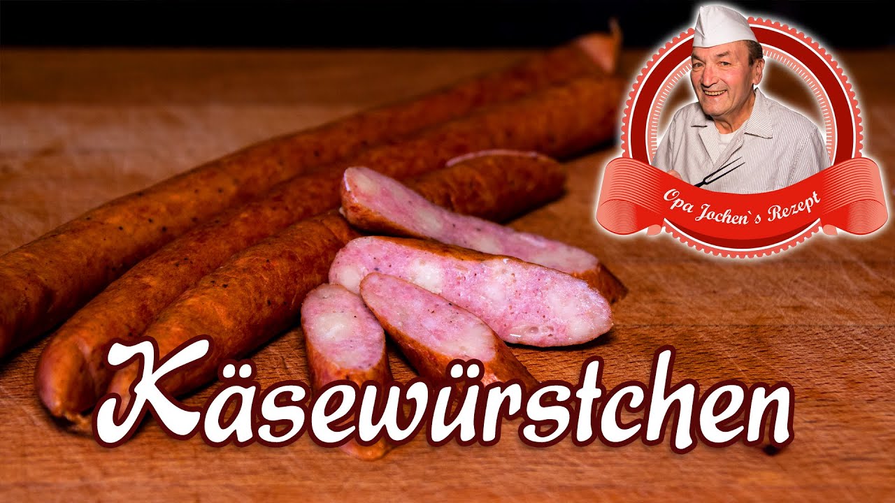 Delikatess-Käsewürstchen selber machen - Opa Jochens Rezept