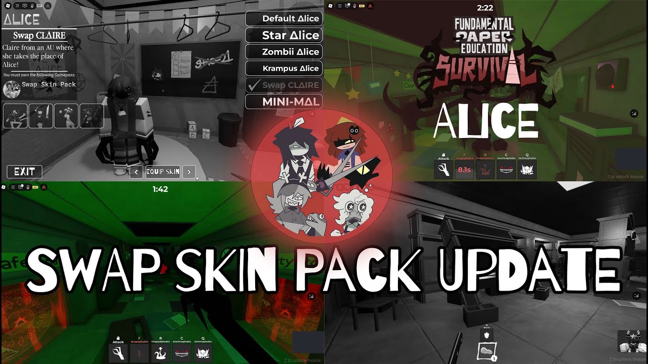 Alice (Swap Claire Skin) – Solo Gameplay Showcase | FPE:S Remastered #alicegameplay #swapclaireskin