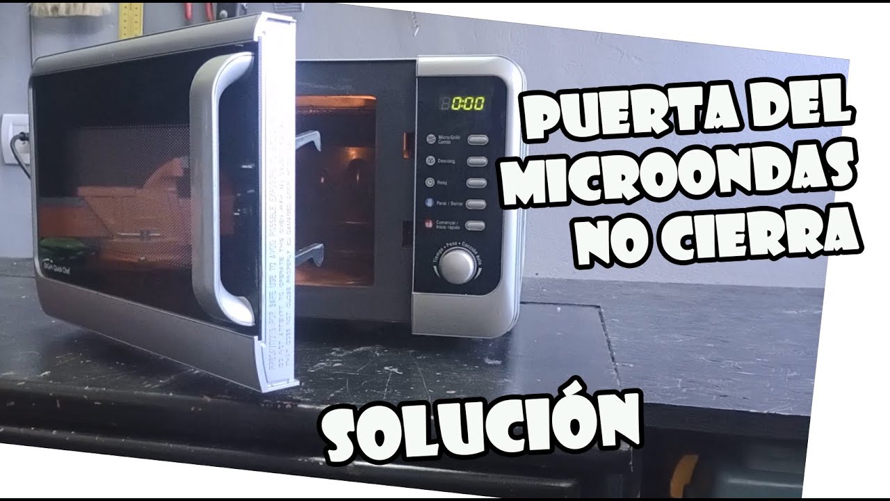 Microondas no cierra la puerta | Cómo reparar el resorte fácilmente