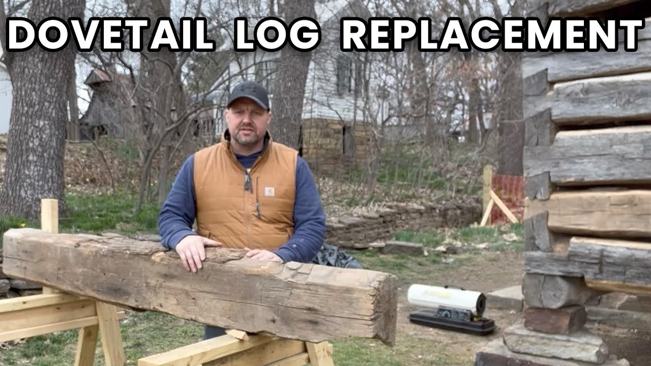 How to Replace a Dovetail Log on a Historic Log Home