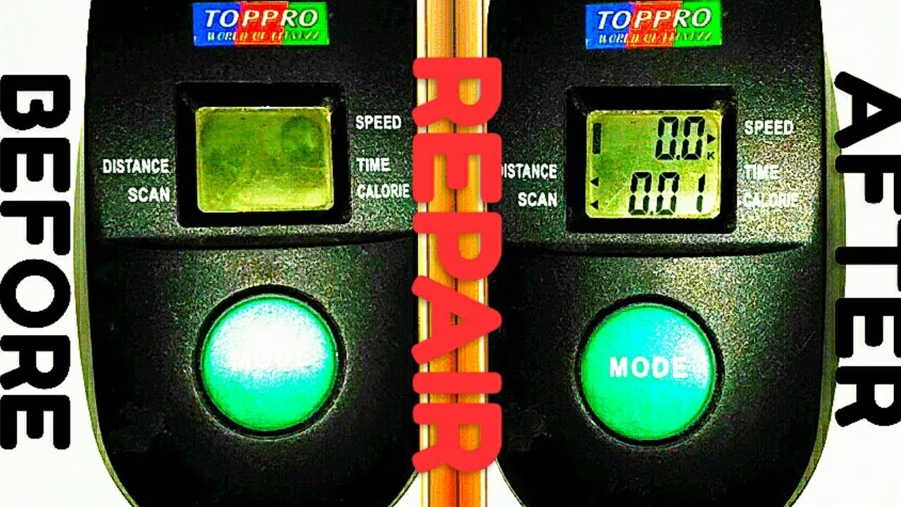 HOW TO REPAIR DIGITAL EXERCISE METER !!