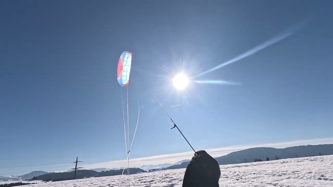 Snowkite Sky Country Hysper V3 15m lowest & low wind