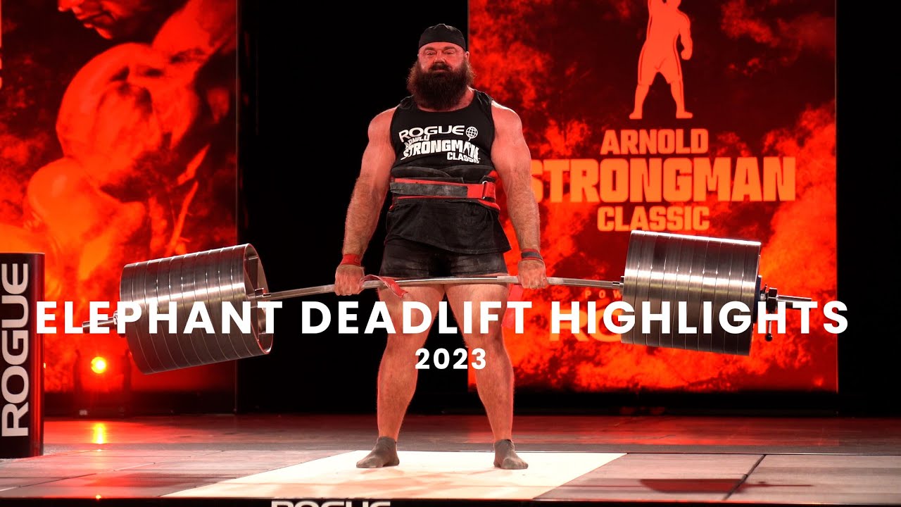 ARNOLDS CLASSIC 2023 ELEPHANT BAR DEADLIFT HIGHLIGHTS
