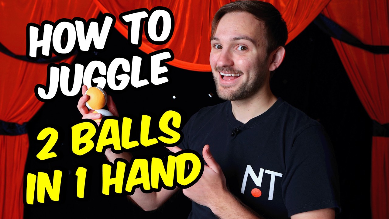 How To Juggle 2 Balls in 1 Hand - Step by Step Tutorial