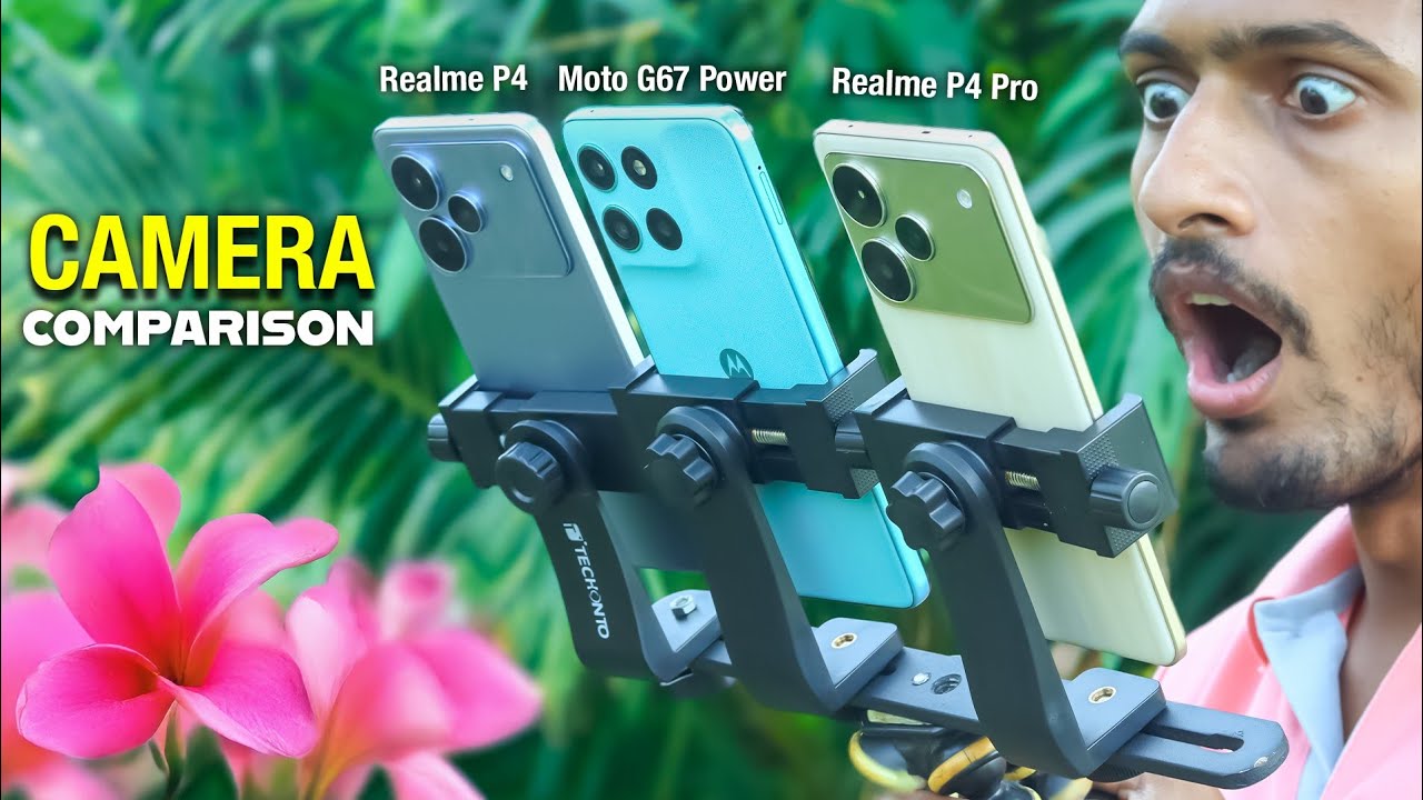 Moto G67 Power vs Realme P4 vs Realme P4 Pro Camera Comparison - Which is the best camera phone? 📷
