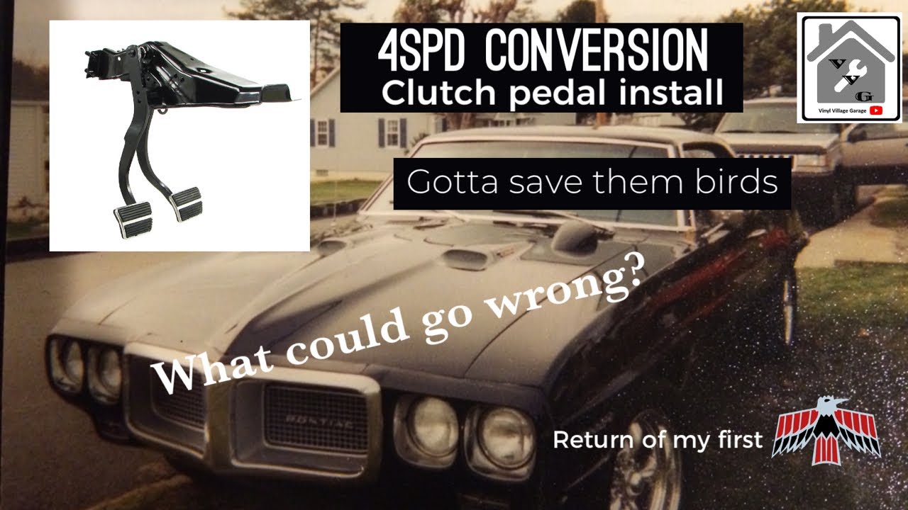 1969 Firebird 4 spd conversion pedal install